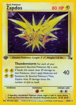 Carta Zapdos