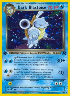 Carta Dark Blastoise