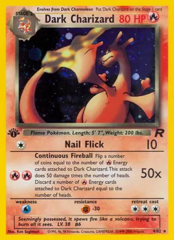 Carta Dark Charizard