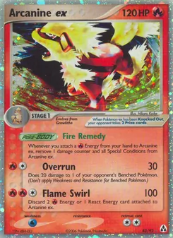 Carta Arcanine ex