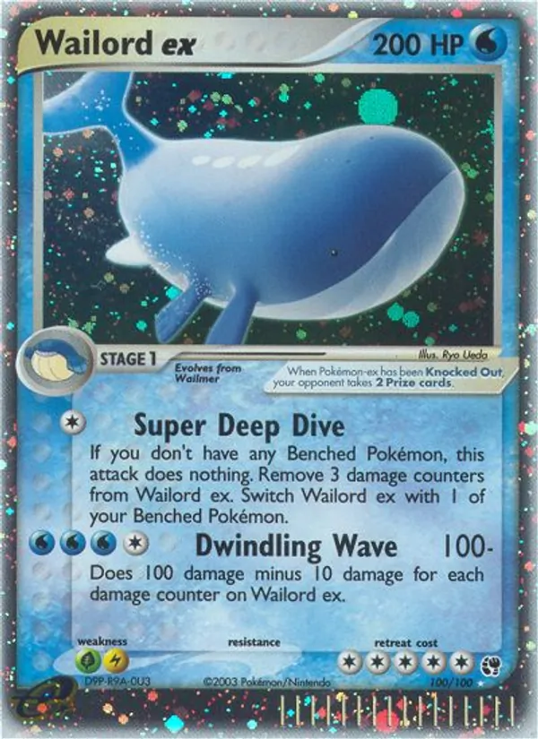 Carta Wailord ex