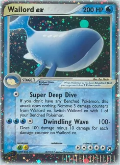 Carta Wailord ex