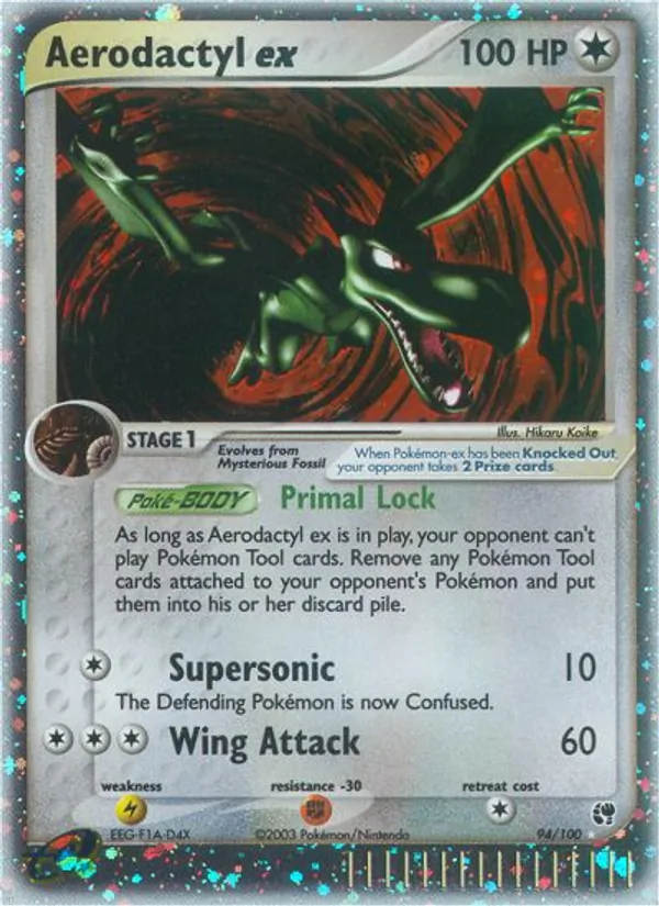 Carta Aerodactyl ex