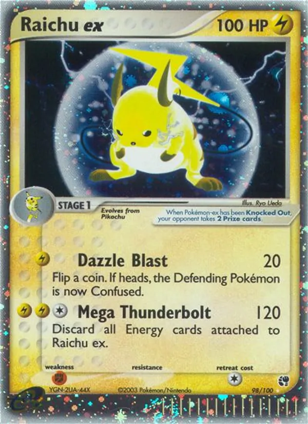 Carta Raichu ex