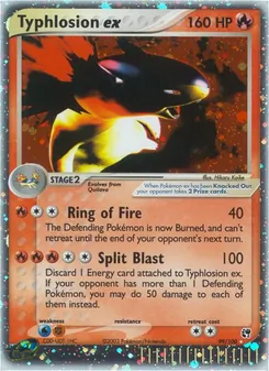 Carta Typhlosion ex