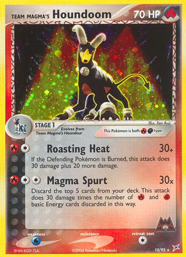 Carta Team Magma's Houndoom