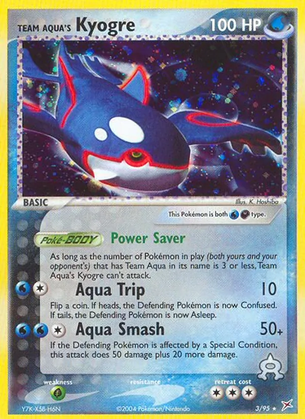 Carta Team Aqua's Kyogre