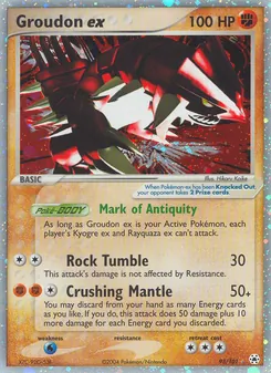 Carta Groudon ex