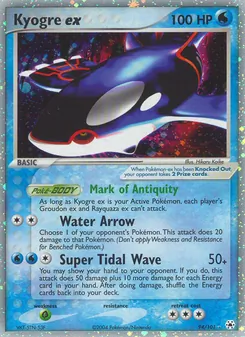 Carta Kyogre ex