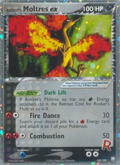 Carta Rocket's Moltres ex
