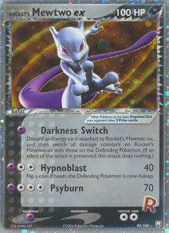 Carta Rocket's Mewtwo ex