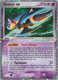 Carta Deoxys ex
