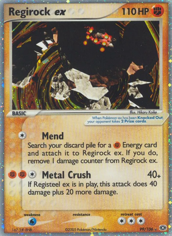 Carta Regirock ex