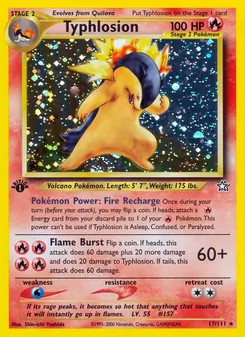 Carta Typhlosion