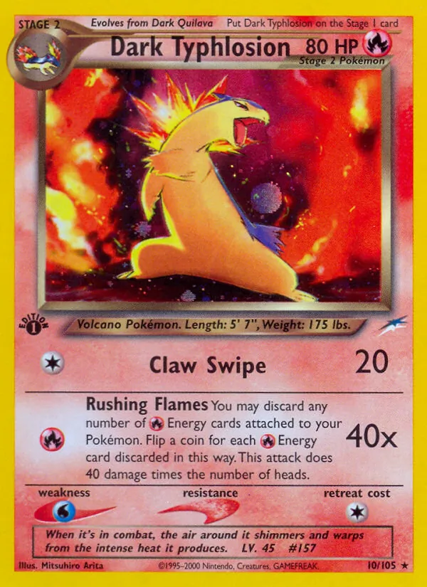Carta Dark Typhlosion
