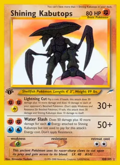 Carta Shining Kabutops