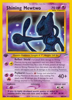 Carta Shining Mewtwo