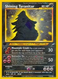 Carta Shining Tyranitar