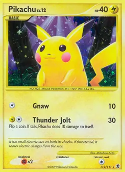Carta Pikachu