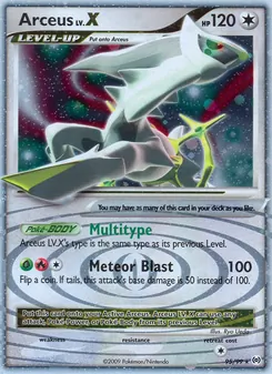 Carta Arceus LV. X