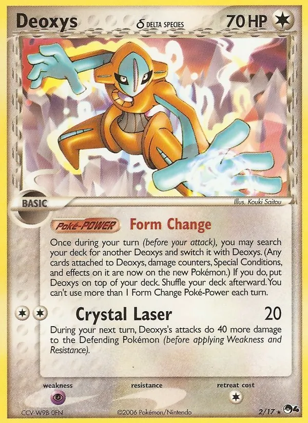 Carta Deoxys δ