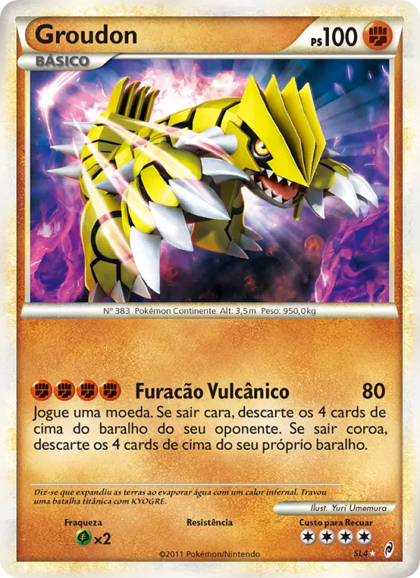 Carta Groudon