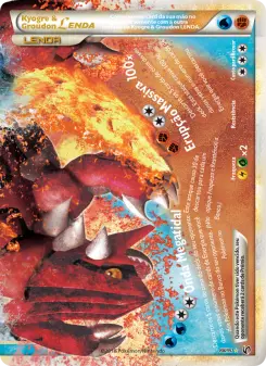 Carta Kyogre & Groudon LEGEND