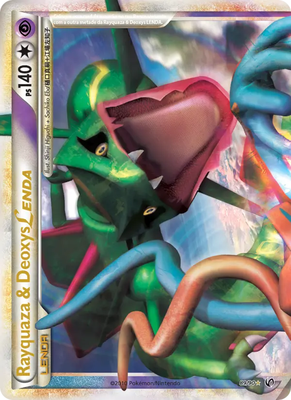 Carta Rayquaza & Deoxys LEGEND