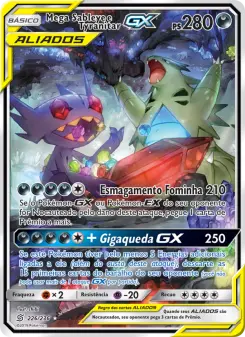 Carta Mega Sableye e Tyranitar GX