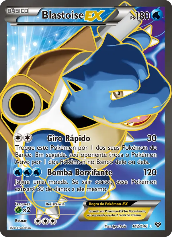 Carta Blastoise EX