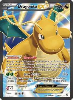 Carta Dragonite EX