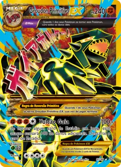Carta Groudon Primitivo EX